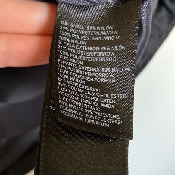 The North Face Grey Black Hyvent Recco Cryptic Jacket with Hood - Picture 8 of 12